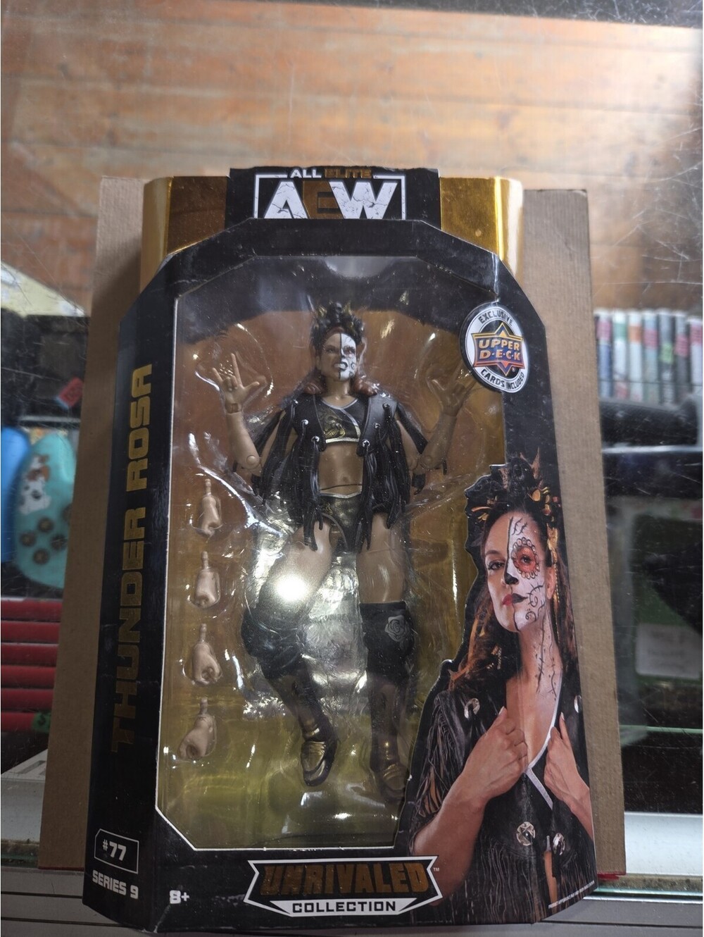 THUNDER ROSA AEW ELITE WRESTLING UNRIVALED COLLECTION SERIES 9 #77 BRAND NEW A8